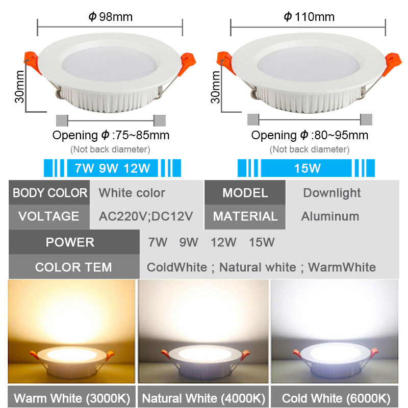 10 pezzi IP65 LED da incasso i - Commercial Kitchen Light recensione e prezzo