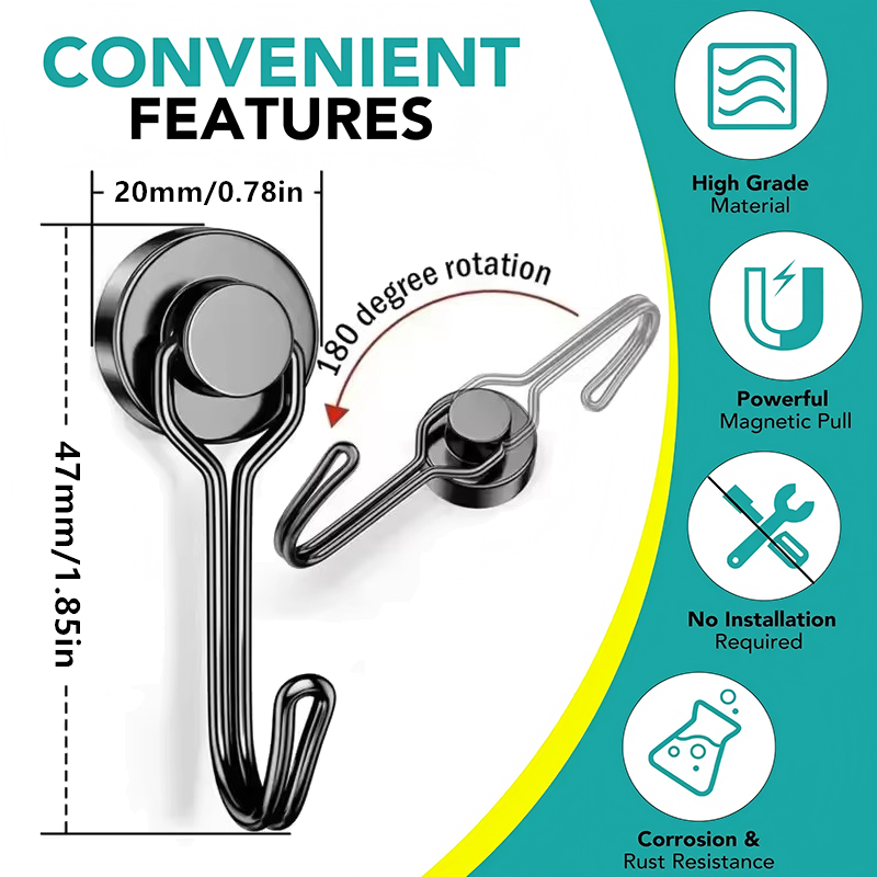 Ganci Magnetici Neri e Argento - Commercial Kitchen Fridge recensione e prezzo