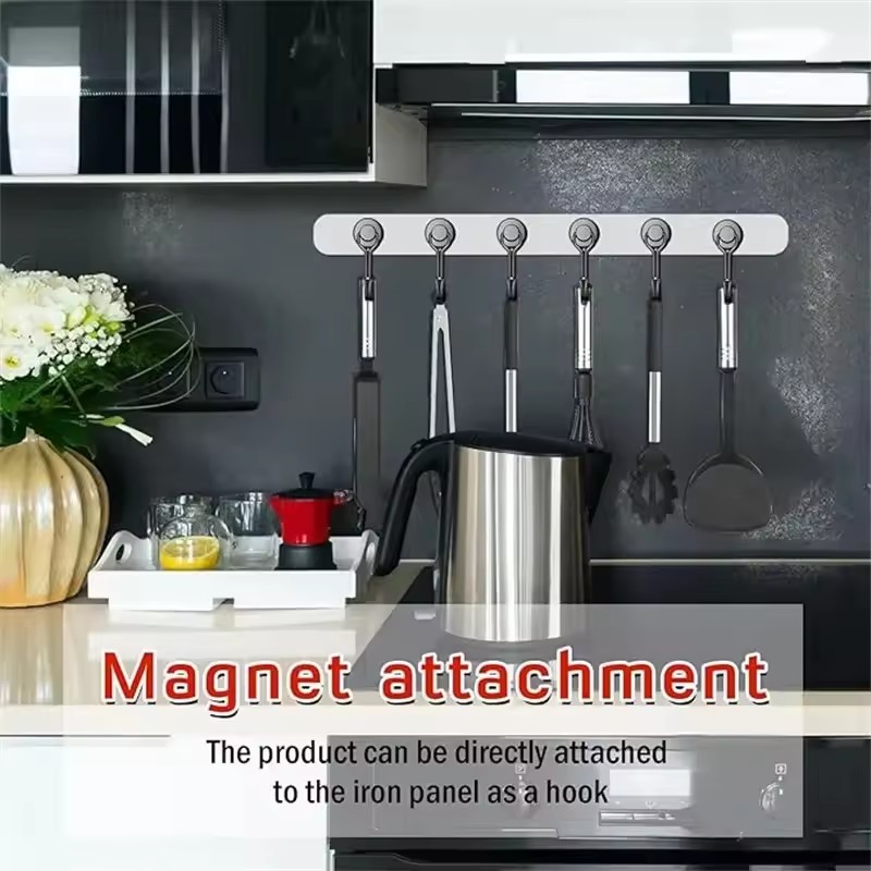 Ganci Magnetici Neri e Argento - Commercial Kitchen Fridge recensione e prezzo