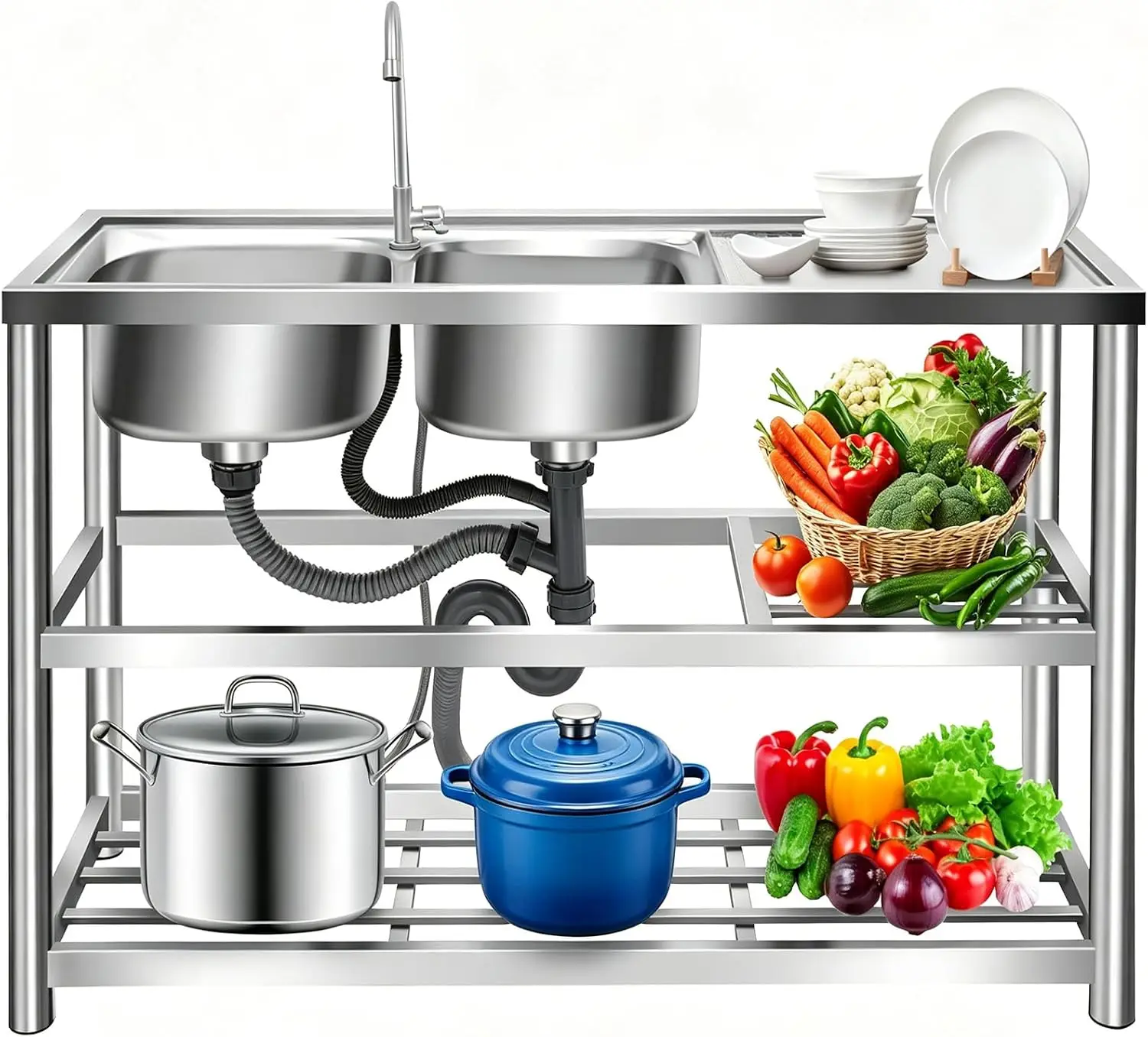Lavello da Cucina Autoportante - Commercial Kitchen Worktops recensione e prezzo