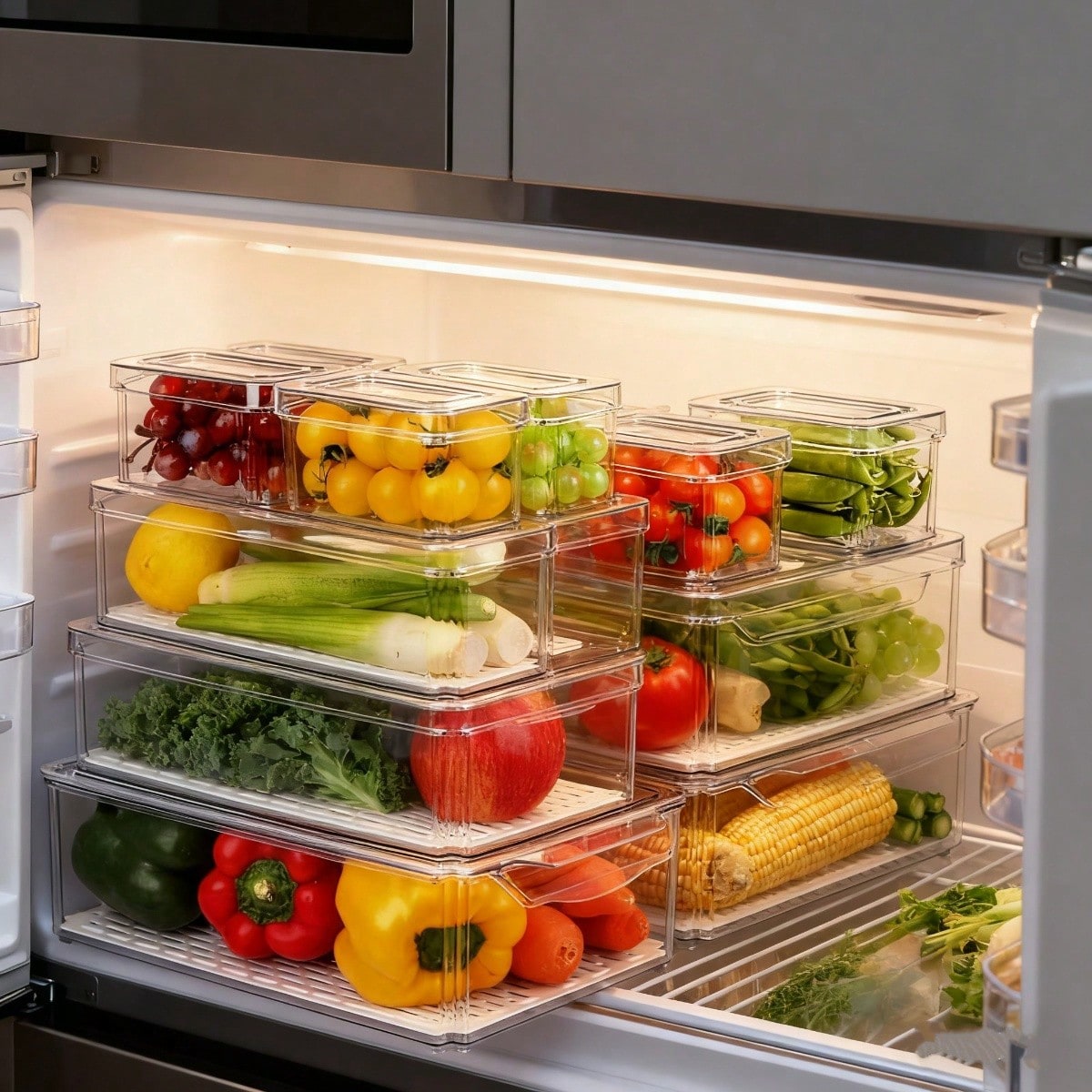 Set di 7 Contenitori Impilabil - Commercial Kitchen Fridge recensione e prezzo