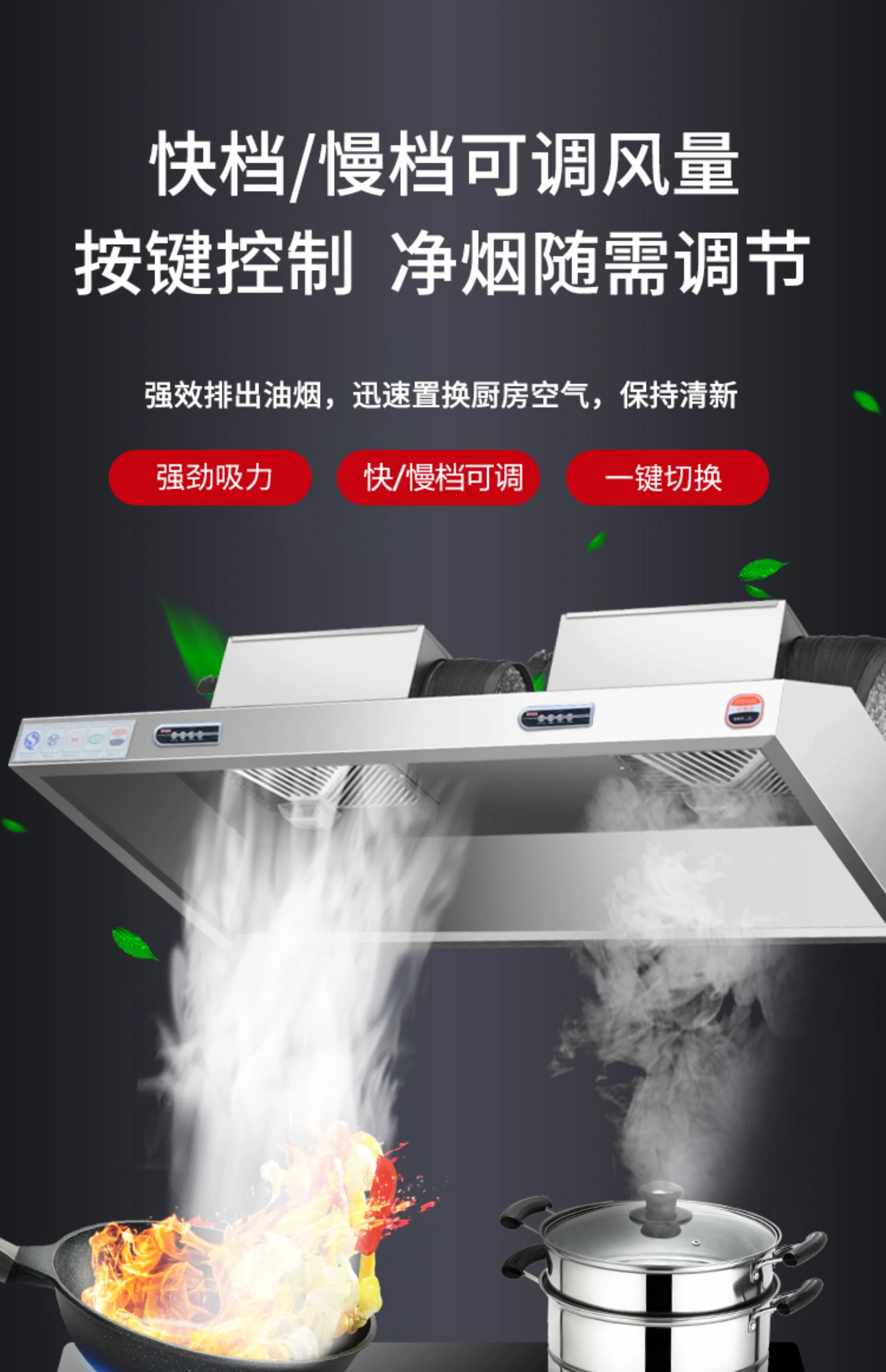 Cappa da cucina commerciale in - Commercial Kitchen Vent recensione e prezzo