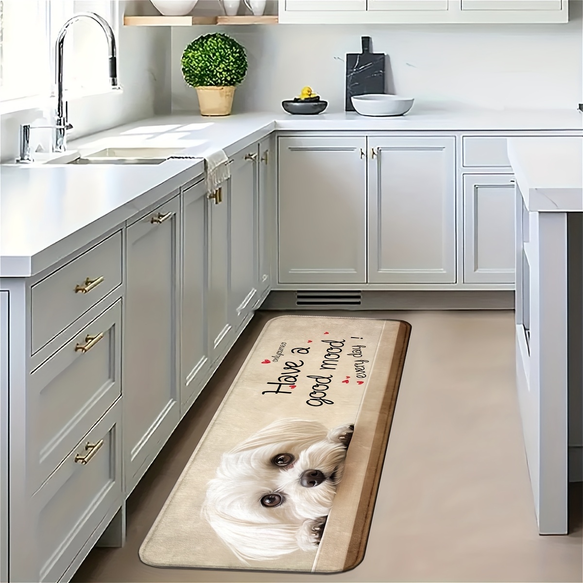 Carino Tappeto da Cucina Bianc - Commercial Kitchen Quotes recensione e prezzo