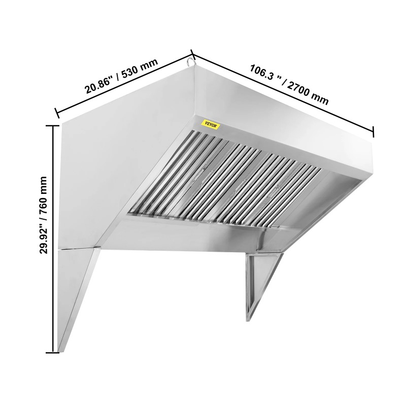 Cappa aspirante commerciale da - Commercial Kitchen Vent recensione e prezzo