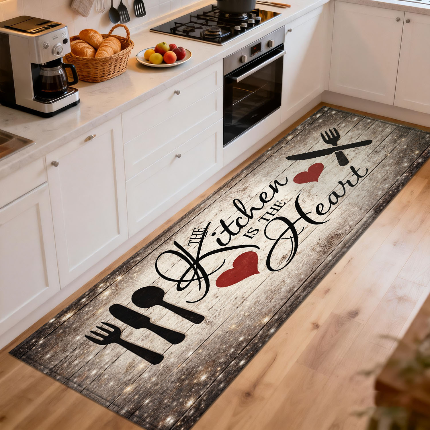 Tappeto Rustico in Legno con C - Commercial Kitchen Quotes recensione e prezzo