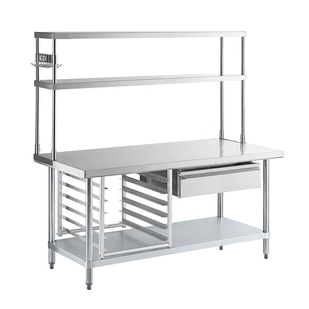 Tavolo da Lavoro in Acciaio In - Commercial Kitchen Worktops recensione e prezzo