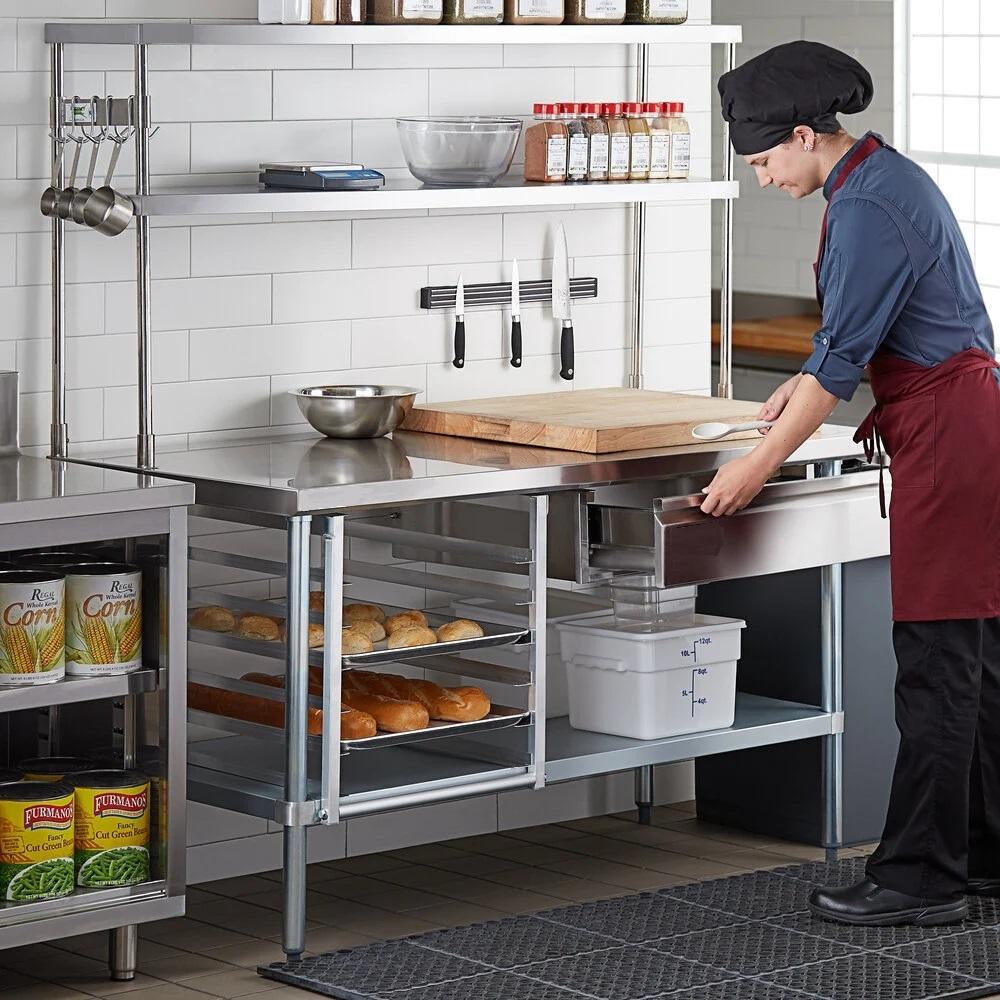 Tavolo da Lavoro in Acciaio In - Commercial Kitchen Worktops recensione e prezzo