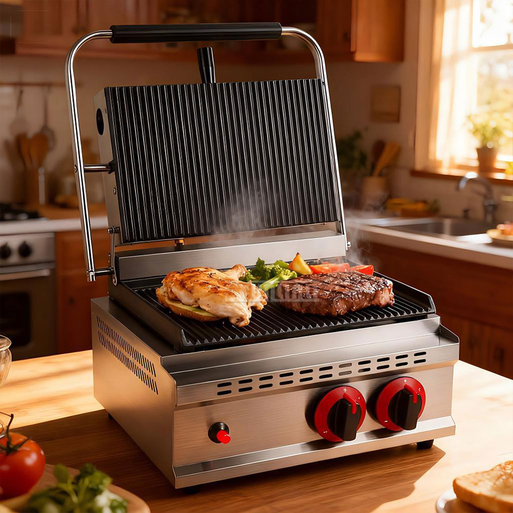 GH-812 Piastra a Gas per Grigl - Commercial Kitchen Grill recensione e prezzo