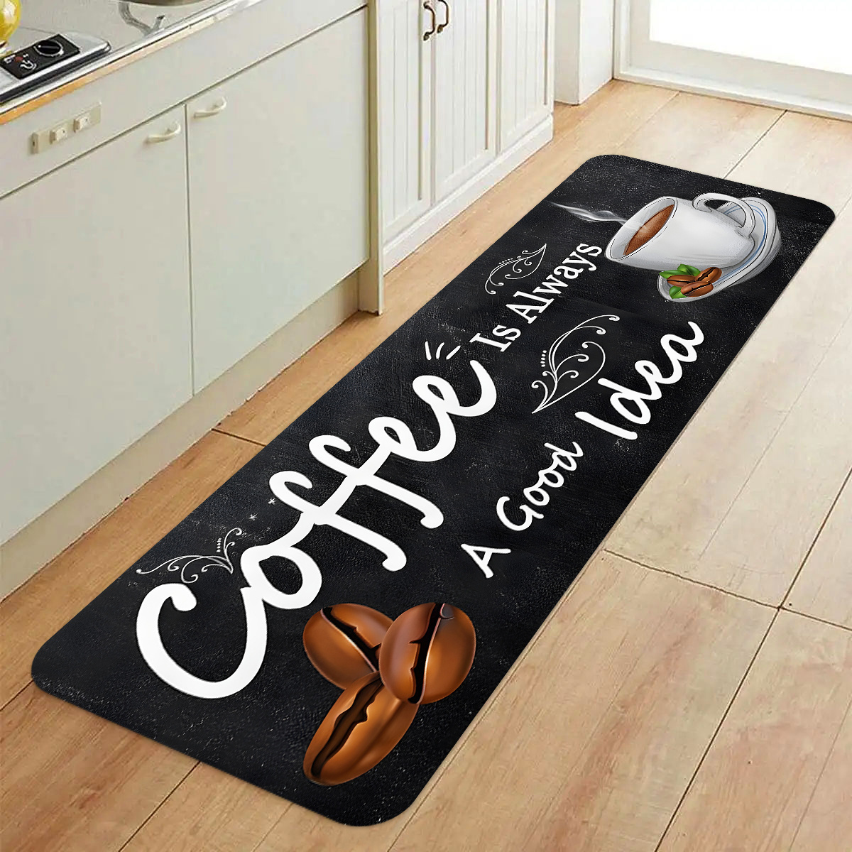 Tappeto con citazione Coffee T - Commercial Kitchen Quotes recensione e prezzo